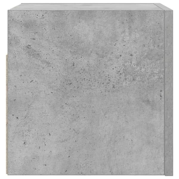 vidaXL Vegghengte TV-benker 2 stk betonggrå 30,5x30x30 cm