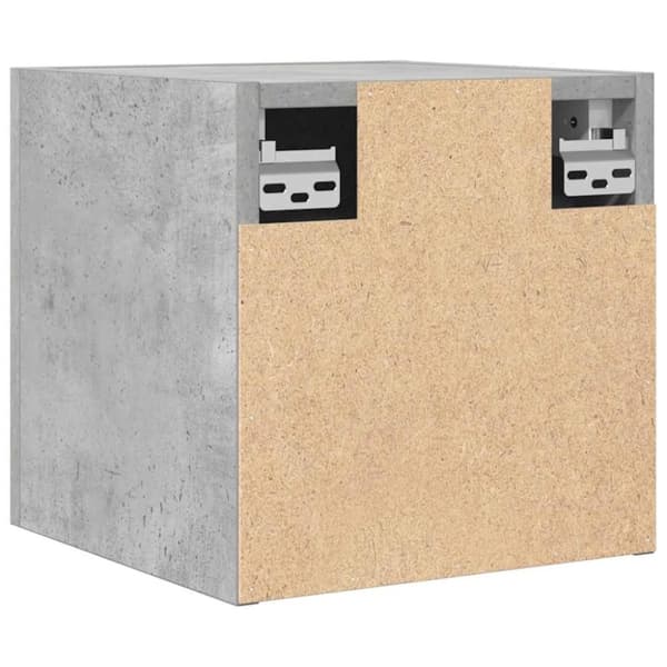vidaXL Vegghengte TV-benker 2 stk betonggrå 30,5x30x30 cm