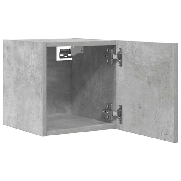 vidaXL Vegghengte TV-benker 2 stk betonggrå 30,5x30x30 cm