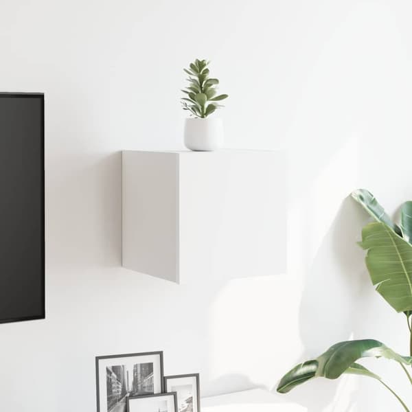 vidaXL væghængt tv-skab 30,5x30x30 cm hvid