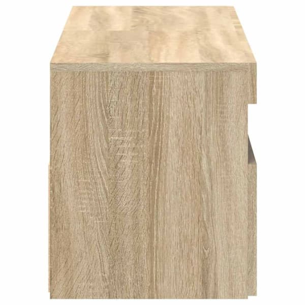 vidaXL TV-benker med LED-lys 2 stk sonoma eik 60x35x40 cm