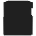 Miniatyrbilde 11 av 11: vidaXL TV-benk med LED-lys svart 60x35x40 cm
