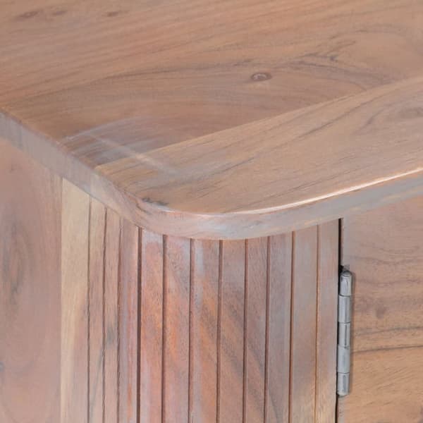 vidaXL TV-benk 118x30x40 cm heltre akasie