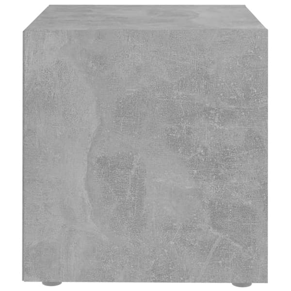 vidaXL TV-benker 2 stk betonggrå 37x35x37 cm sponplate
