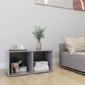 Miniatyrbilde 7 av 9: vidaXL TV-benker 2 stk betonggrå 37x35x37 cm sponplate