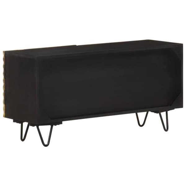 vidaXL TV-benk 90x30x45 cm heltre mango
