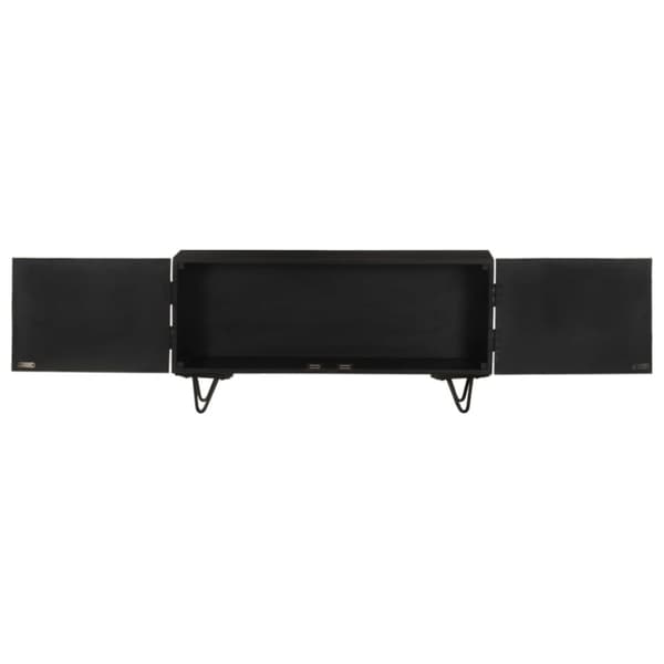 vidaXL TV-benk 90x30x45 cm heltre mango