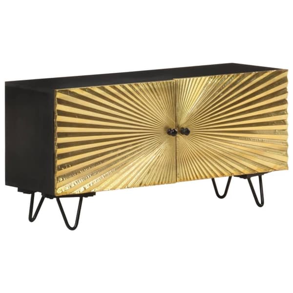 vidaXL TV-benk 90x30x45 cm heltre mango