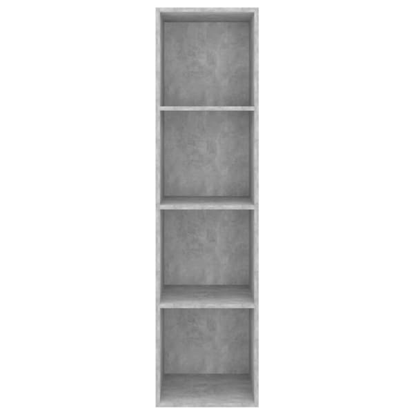 vidaXL Vegghengt TV-benk betonggrå 37x37x142,5 cm konstruert tre