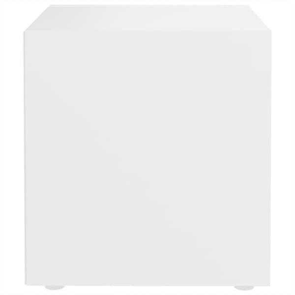 vidaXL TV-bänk vit 37x35x37 cm spånskiva