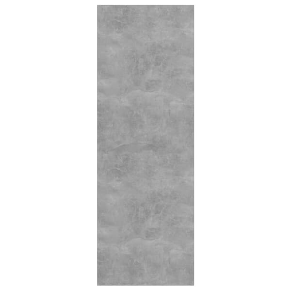 vidaXL Vegghengt TV-benk betonggrå 37x37x107 cm sponplate
