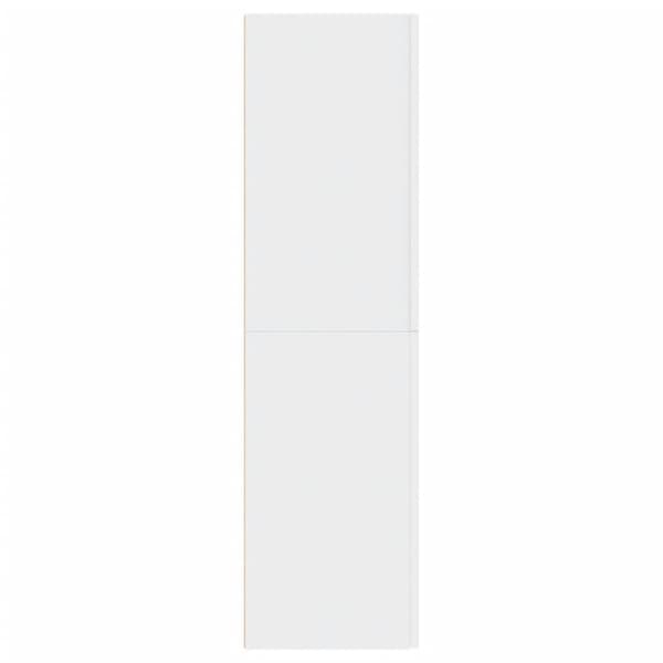 vidaXL TV-benk hvit 30,5x30x110 cm sponplate