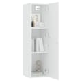 Miniatyrbillede 9 af 11: vidaXL tv-bord 30,5x30x110 cm konstrueret træ hvid
