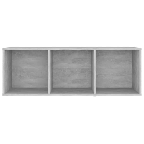 vidaXL TV-benker 4 stk betonggrå 107x35x37 cm sponplate