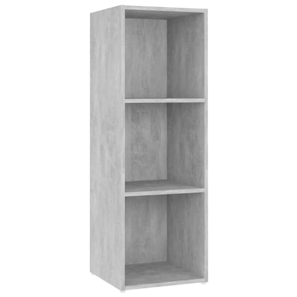 vidaXL TV-skåp 2 st betonggrå 107x35x37 cm spånskiva