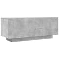 Miniatyrbilde 3 av 11: vidaXL TV-benk betonggrå 100x35x40 cm konstruert tre