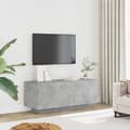Miniatyrbilde 4 av 11: vidaXL TV-benk betonggrå 100x35x40 cm konstruert tre