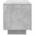 Miniatyrbilde 6 av 11: vidaXL TV-benk betonggrå 100x35x40 cm konstruert tre