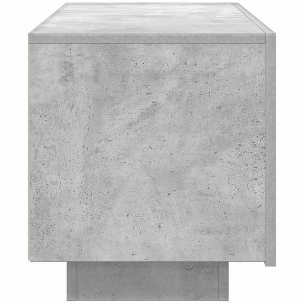 vidaXL TV-benk betonggrå 100x35x40 cm konstruert tre