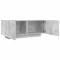 Miniatyrbilde 8 av 11: vidaXL TV-benk betonggrå 100x35x40 cm konstruert tre