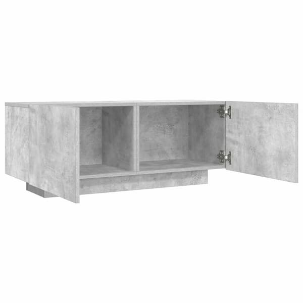 vidaXL TV-benk betonggrå 100x35x40 cm konstruert tre