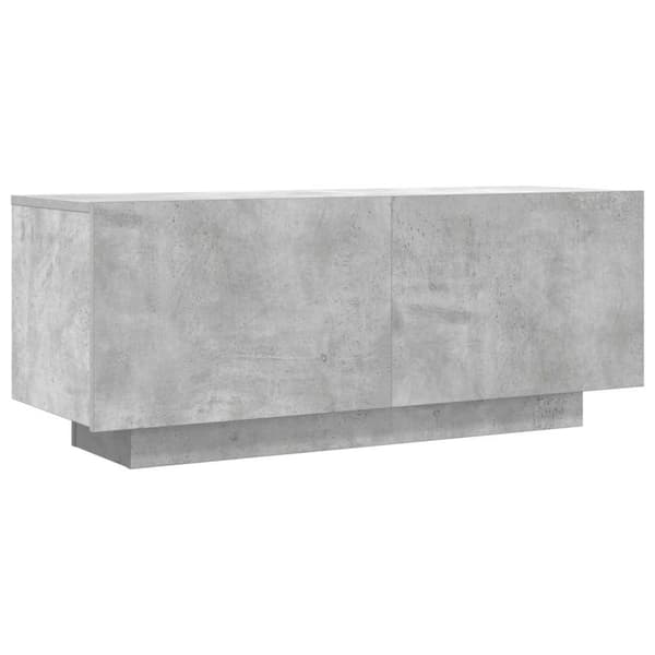 vidaXL TV-benk betonggrå 100x35x40 cm konstruert tre