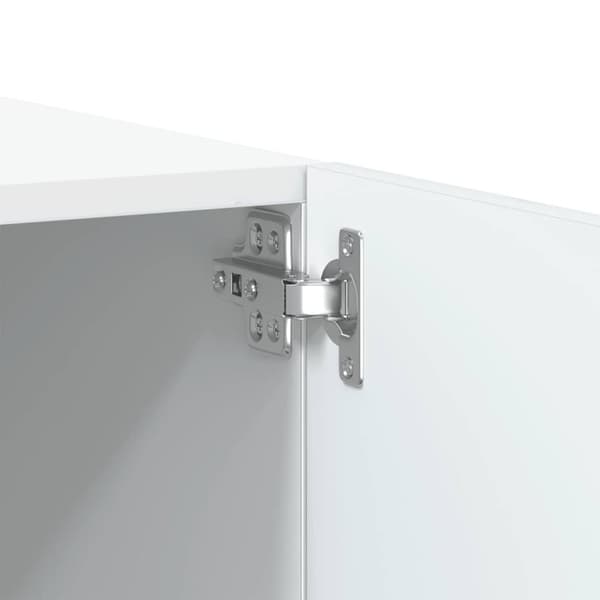 vidaXL TV-benk hvit 100x35x40 cm konstruert tre