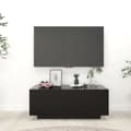 Miniatyrbillede 2 af 11: vidaXL tv-bord 100x35x40 cm konstrueret træ sort
