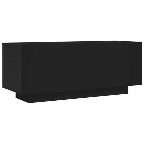 vidaXL TV-benk svart 100x35x40 cm konstruert tre