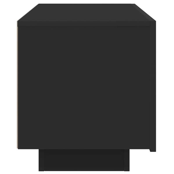 vidaXL TV-benk svart 100x35x40 cm konstruert tre