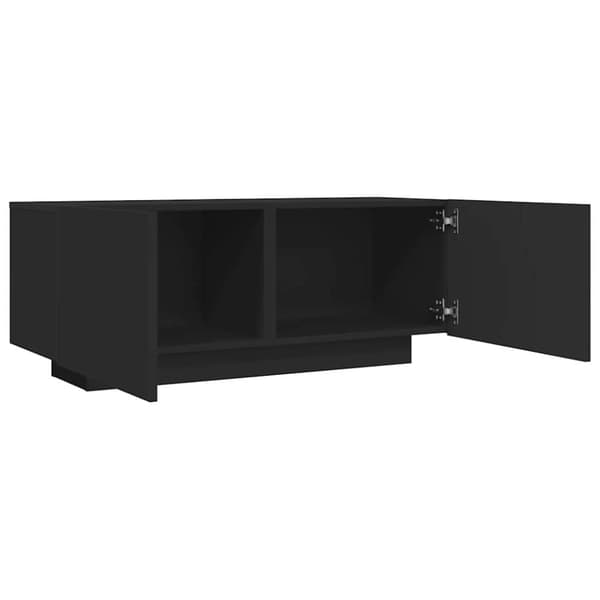 vidaXL TV-benk svart 100x35x40 cm konstruert tre