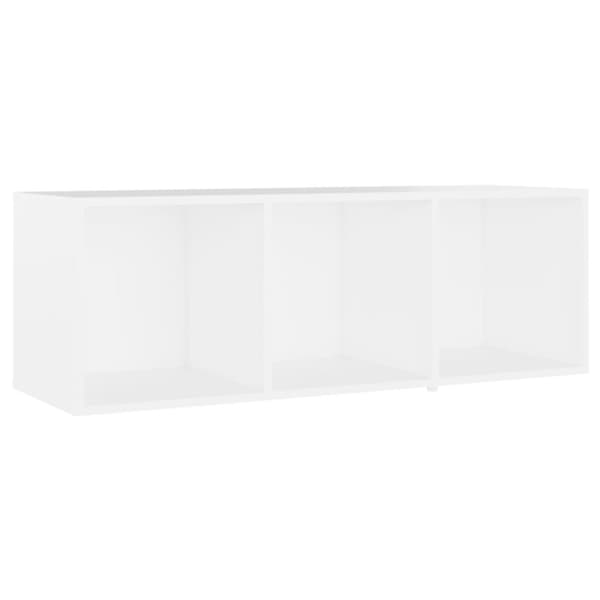 vidaXL TV-skåp 3 delar vit 107x35x37 cm spånskiva