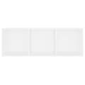 Miniatyrbilde 5 av 9: vidaXL TV-benk hvit 107x35x37 cm sponplate