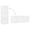 Miniatyrbillede 8 af 9: vidaXL tv-skabe 2 stk. 107x35x37 cm spånplade hvid
