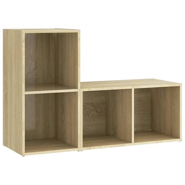 vidaXL TV-tasot 2 kpl Sonoma-tammi 72x35x36,5 cm lastulevy