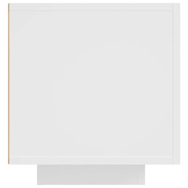 vidaXL tv-skab med LED-lys 160x35x40 cm hvid