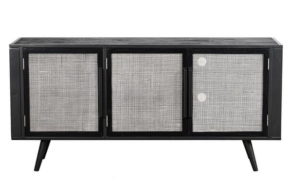 Nordic Mindi Rattan TV Dresser 3 Doors