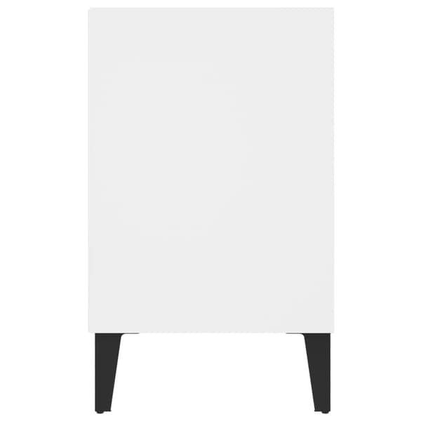vidaXL tv-skab med metalben 103,5x30x50 cm hvid