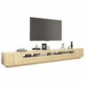Pikkukuva 6 / 11: vidaXL TV-taso LED-valoilla Sonoma-tammi 300x35x40 cm