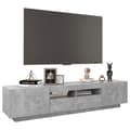 Miniatyrbillede 6 af 10: vidaXL tv-skab med LED-lys 180x35x40 cm betongrå