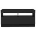 Miniatyrbillede 9 af 11: vidaXL tv-bord med LED-lys 80x35x40 cm sort