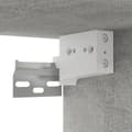 Miniatyrbilde 8 av 9: vidaXL TV-benker 4 stk betonggrå 60x30x30 cm konstruert tre
