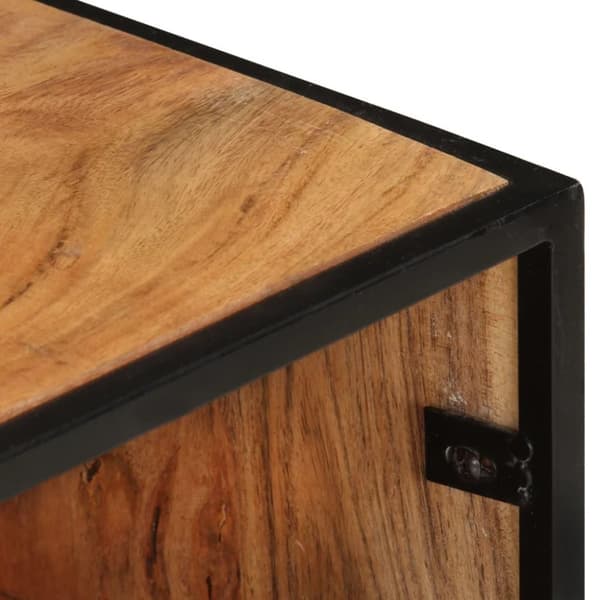 vidaXL Tv-bänk 110x30x45 cm massivt akaciaträ
