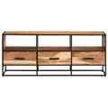 Pikkukuva 2 / 10: vidaXL TV-taso 110x30x45 cm täysi akaasiapuu