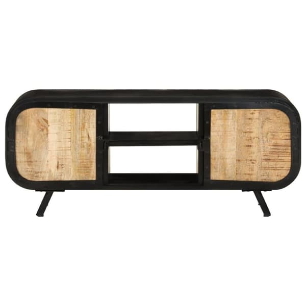 vidaXL TV-benk 110x30x45 cm grovt mangotre