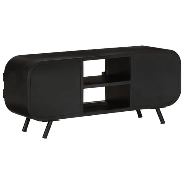 vidaXL TV-benk 110x30x45 cm grovt mangotre