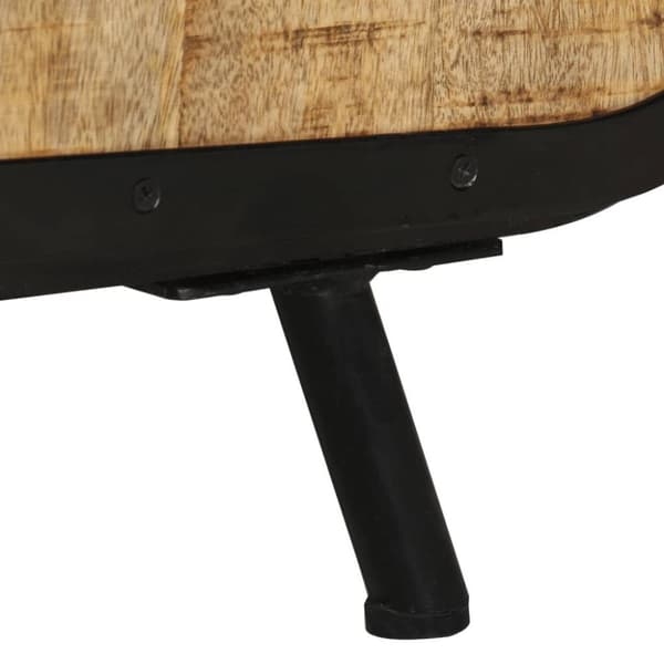 vidaXL TV-benk 110x30x45 cm grovt mangotre