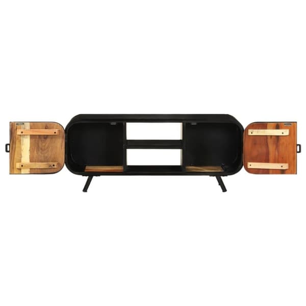 vidaXL TV-taso 110x30x45 cm kierrätetty täyspuu