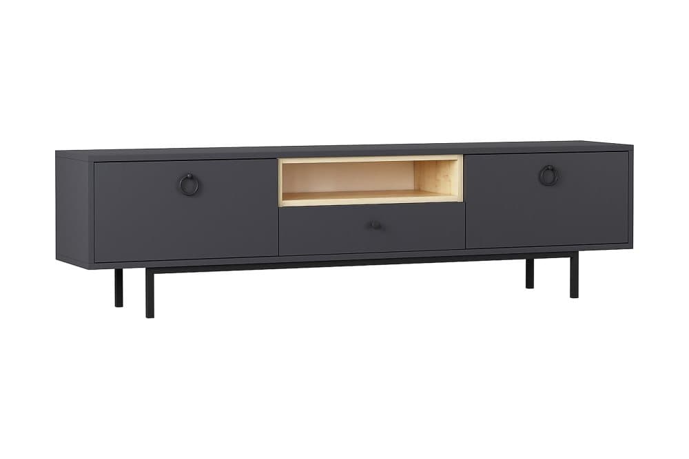 KARAVI Tv-bänk 180 cm Antracit