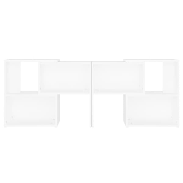 vidaXL TV-benk hvit 104x30x52 cm konstruert tre